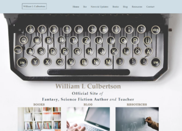 William L Culbertson Website Design by StoryCraft Productions